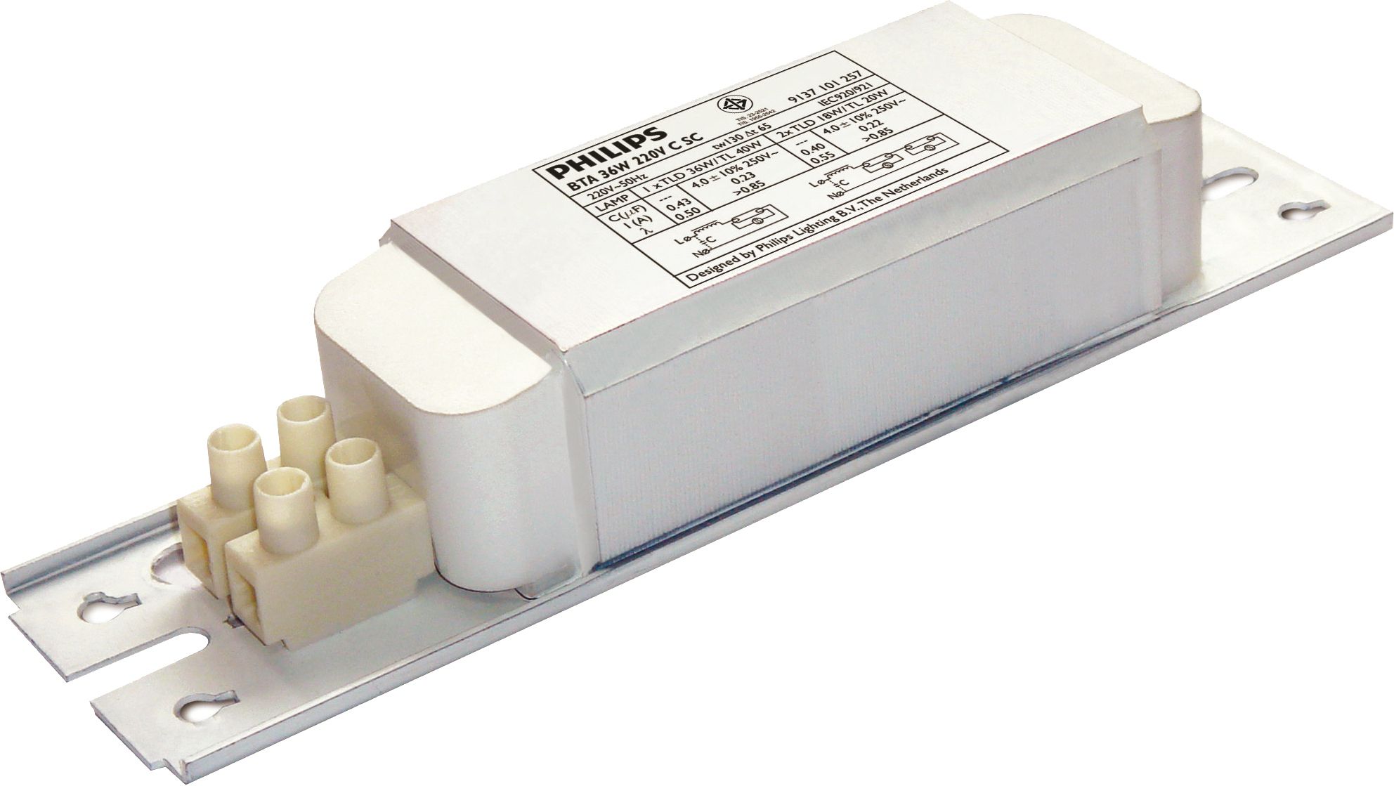 BTA 36W 220V/60Hz C SC BTA EM Ballasts For TL Fluorescent Lamps ...