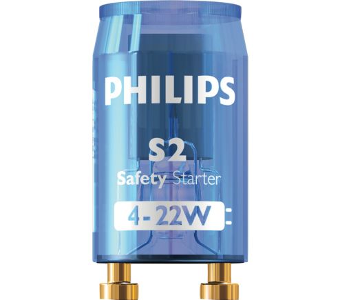 S2 4-22W SER 220-240V BL LIS/12X25CT Safety Starters - Philips