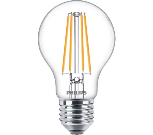 CLA LEDBulb ND 8-75W E27 827 A60 CL Classic filament LEDbulbs - Philips